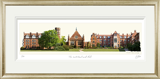 Homerton College Cambridge. The South Front and Hall