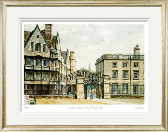 Hertford College Oxford. Hertford and the Bridge of Sighs