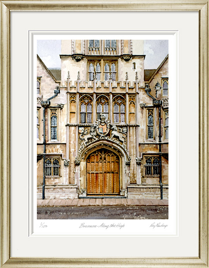 Brasenose College Oxford. Along the High