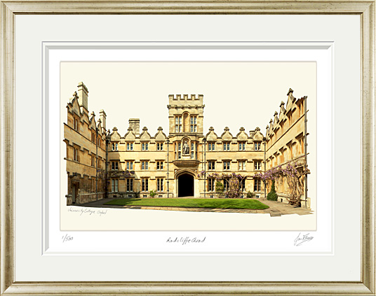 University College Oxford. Radcliffe Quad.